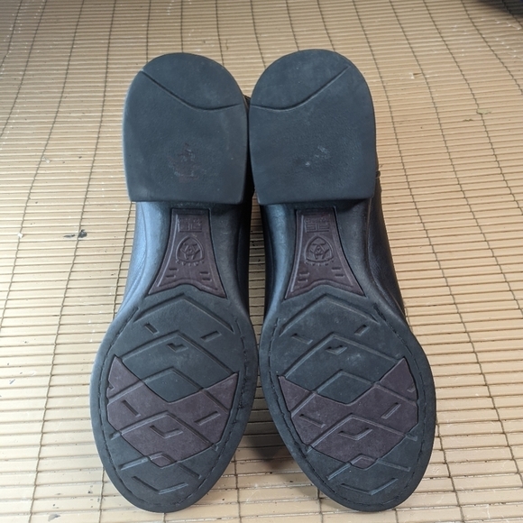 Ariat Heritage Roper Boots Men's 9 EE Western Black Rancher Cowboy Gently Worn. - Picture 11 of 11